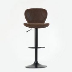 Барный стул Barneo N-86 Time / Black / VPU Brown Vintage коричневый винтаж PK970-18 в Казани - kazan.mebel24.online | фото 3