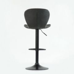 Барный стул Barneo N-86 Time / Black / VPU Dark Gray Vintage серый винтаж 970-11 в Казани - kazan.mebel24.online | фото 2