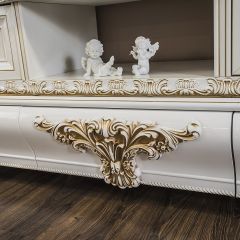 Гостиная Алсу 1+ТВ+1 (белый глянец) в Казани - kazan.mebel24.online | фото 3