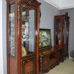 Гостиная Джоконда 1+ТВ+1 (корень дуба глянец) в Казани - kazan.mebel24.online | фото 4