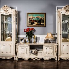 Гостиная Джоконда 1+ТВ+1 (крем глянец) в Казани - kazan.mebel24.online | фото 4