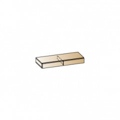 Гостиная Камелия Композиция 1 (Гикори Джексон темный) в Казани - kazan.mebel24.online | фото 7