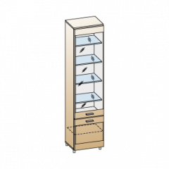 Гостиная Камелия Композиция 11 (Гикори Джексон темный) в Казани - kazan.mebel24.online | фото 2