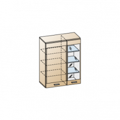 Гостиная Камелия Композиция 3 (Гикори Джексон темный) в Казани - kazan.mebel24.online | фото 9