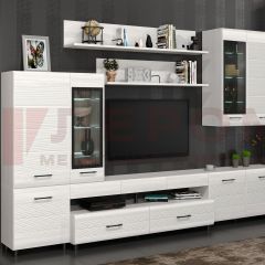 Гостиная Камелия Композиция 4 (Снежный ясень) в Казани - kazan.mebel24.online | фото