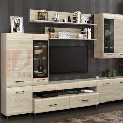 Гостиная Камелия Композиция 4 (Ясень Асахи) в Казани - kazan.mebel24.online | фото