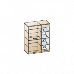Гостиная Камелия Композиция 6 (Гикори Джексон темный) в Казани - kazan.mebel24.online | фото 2