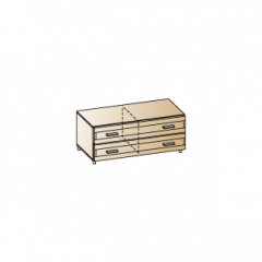Гостиная Камелия Композиция 6 (Гикори Джексон темный) в Казани - kazan.mebel24.online | фото 5