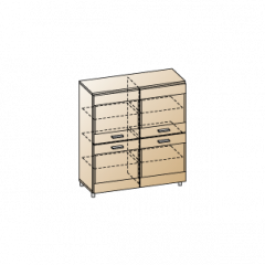 Гостиная Камелия Композиция 8 (Гикори Джексон темный) в Казани - kazan.mebel24.online | фото 10