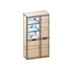 Гостиная Карина Композиция 24 (Гикори Джексон светлый) в Казани - kazan.mebel24.online | фото 2