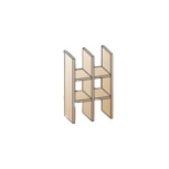 Гостиная Карина Композиция 6 (Гикори Джексон светлый) в Казани - kazan.mebel24.online | фото 5