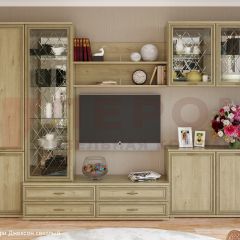 Гостиная Карина Композиция 8 (Гикори Джексон светлый) в Казани - kazan.mebel24.online | фото 4