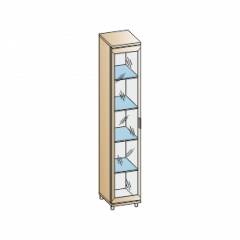 Гостиная Мелисса Композиция 6 (Гикори Джексон светлый) в Казани - kazan.mebel24.online | фото 4