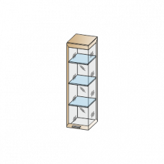 Гостиная Мелисса Композиция 8 (Гикори Джексон светлый) в Казани - kazan.mebel24.online | фото 3