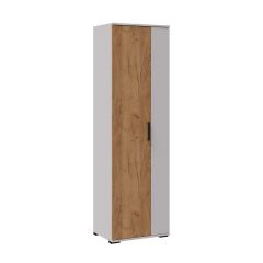 СИДНЕЙ-1 Шкаф платяной ЛДСП Белый /Дуб крафт золотой в Казани - kazan.mebel24.online | фото