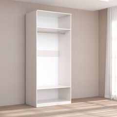 Кэт-4 Шкаф 2-х ств (2 дв зерк) (МДФ Бодега белая) в Казани - kazan.mebel24.online | фото 2