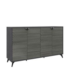 Комодино ПМ-390.03 Комод (ЛДСП Матера/МДФ Санторини темный) в Казани - kazan.mebel24.online | фото