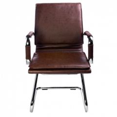 Кресло для посетителя Бюрократ CH-993-Low-V/Brown коричневый в Казани - kazan.mebel24.online | фото 4