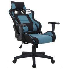 Кресло компьютерное BRABIX "GT Racer GM-100" (черное/голубое) 531818 в Казани - kazan.mebel24.online | фото 4