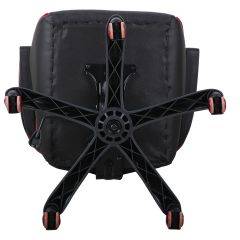 Кресло компьютерное BRABIX Nitro GM-001 (ткань/экокожа) черное, вставки красные (531816) в Казани - kazan.mebel24.online | фото