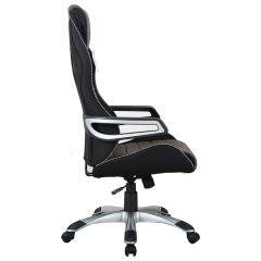 Кресло компьютерное BRABIX Techno GM-002 (ткань) черное/серое, вставки белые (531815) в Казани - kazan.mebel24.online | фото 4