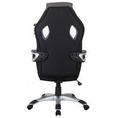 Кресло компьютерное BRABIX Techno GM-002 (ткань) черное/серое, вставки белые (531815) в Казани - kazan.mebel24.online | фото 6