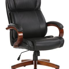 Кресло офисное BRABIX PREMIUM "Magnum EX-701" (дерево, рециклированная кожа, черное) 531827 в Казани - kazan.mebel24.online | фото