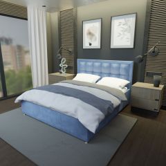 Кровать Адриана Решетка+ПМ (1400) *БЕЗ ДНА в Казани - kazan.mebel24.online | фото