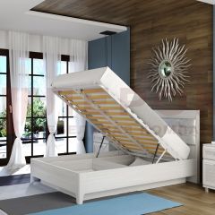 Кровать КР-1072 с мягким изголовьем в Казани - kazan.mebel24.online | фото 5