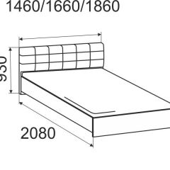 Кровать Лита с подъемным механизмом 1400*2000 в Казани - kazan.mebel24.online | фото 4