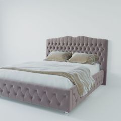 Кровать Нягань с ПМ 900 (велюр темно-серый) в Казани - kazan.mebel24.online | фото 2