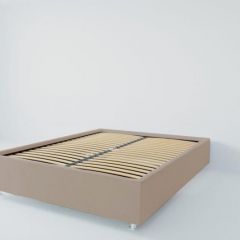 Кровать Подиум с ортопедическим основанием 800 (велюр серый) в Казани - kazan.mebel24.online | фото 2