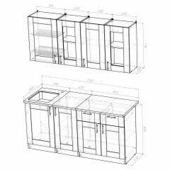 Кухонный гарнитур Ника демо 1700 в Казани - kazan.mebel24.online | фото 4