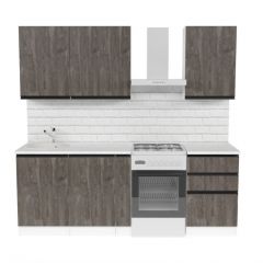 Кухонный гарнитур Ноктюрн стандарт 1600 мм в Казани - kazan.mebel24.online | фото 3