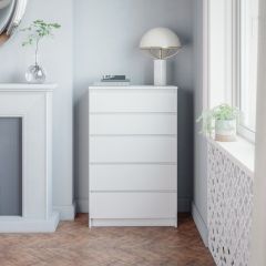 МОРИ МК 700.5 Комод (белый) в Казани - kazan.mebel24.online | фото