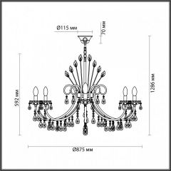 Подвесная люстра Odeon Light Versia 4977/10 в Казани - kazan.mebel24.online | фото 5