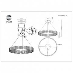 Подвесная люстра ST-Luce Estense SL6203.403.40 в Казани - kazan.mebel24.online | фото 5