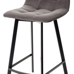 Полубарный стул CHILLI-QB SQUARE графит #14, велюр / черный каркас (H=66cm) М-City в Казани - kazan.mebel24.online | фото