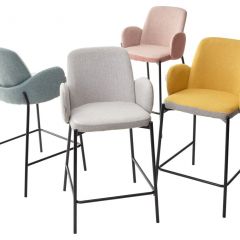 Полубарный стул NYX (H=65cm) VF113 светлая мята / VF115 серо-зеленый М-City в Казани - kazan.mebel24.online | фото 2