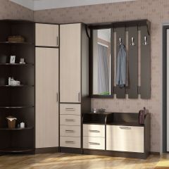 Прихожая ДИАНА-4 сек №29 (Венге/Дуб молочный) в Казани - kazan.mebel24.online | фото 3