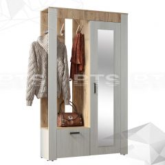 Прихожая Франк (Крафт/Ясень белый) в Казани - kazan.mebel24.online | фото 3