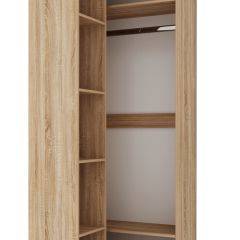 ИТАЛИЯ ШУ-800 Шкаф угловой (Дуб сонома/Белый глянец) в Казани - kazan.mebel24.online | фото 2