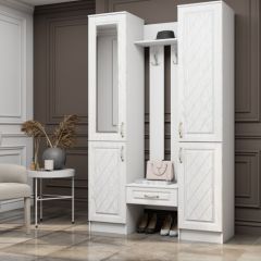 ЛИБЕРТИ Прихожая МДФ (Белое дерево) в Казани - kazan.mebel24.online | фото