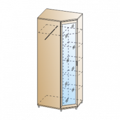 Прихожая Мелисса композиция 10 (Гикори Джексон светлый) в Казани - kazan.mebel24.online | фото 6