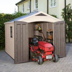 Сарай Фактор 8x6 (Factor 8x6) бежевый/серо-коричневый в Казани - kazan.mebel24.online | фото 8