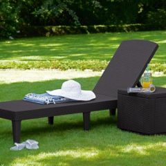 Шезлонг Джайпур (Jaipur Sun lounger) виски-коричневый в Казани - kazan.mebel24.online | фото 2