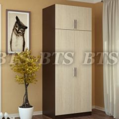 Шкаф 2-х створчатый с перегородкой (венге/лоредо) в Казани - kazan.mebel24.online | фото