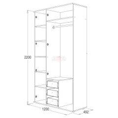 Шкаф 3-х дверный Ольга-14 в Казани - kazan.mebel24.online | фото 2