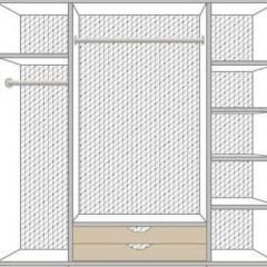 Шкаф 4-х дверный с зеркалами (03.144) Ольга (беж/золото) в Казани - kazan.mebel24.online | фото 2