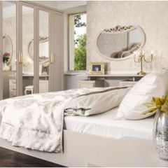 Шкаф 5-ти ств с зеркалами Мокко (бежевый) в Казани - kazan.mebel24.online | фото 5